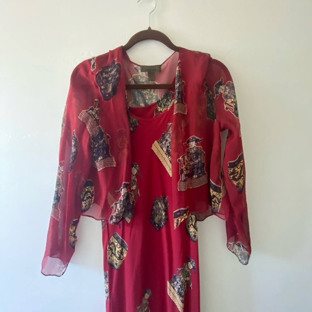 Vintage Harari dress and cover up